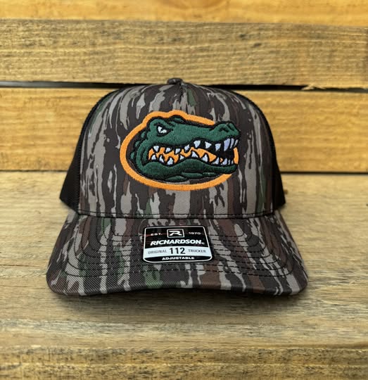 Gators Embroidery Camo Hat (Richardson)