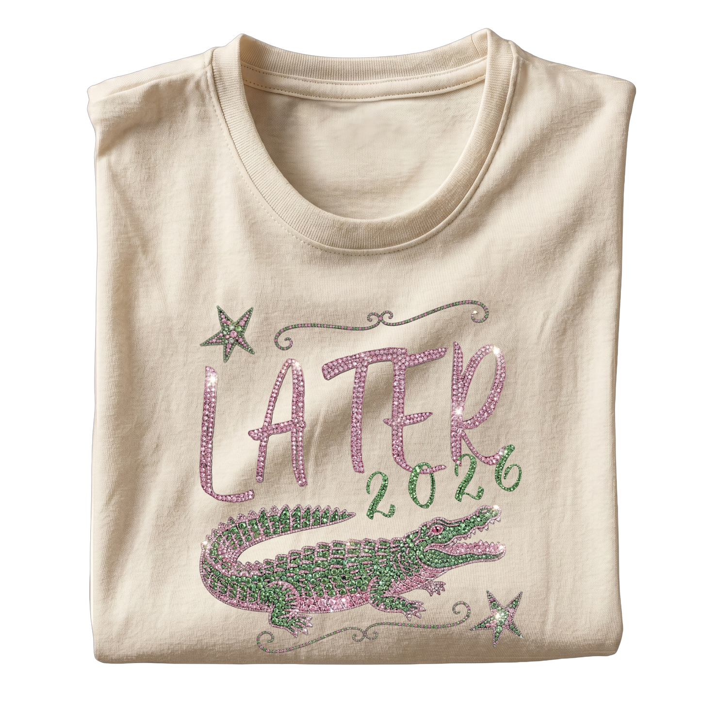 Later Gator Diamond T-Shirt Sand