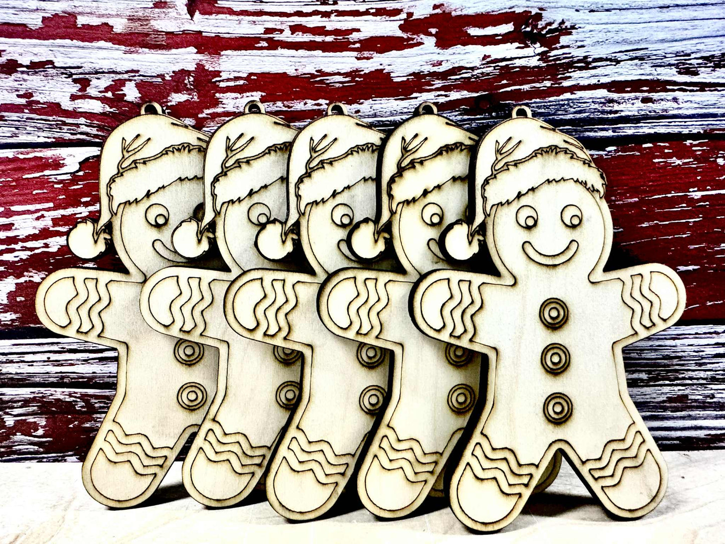5 Gingerbread Man Ornament