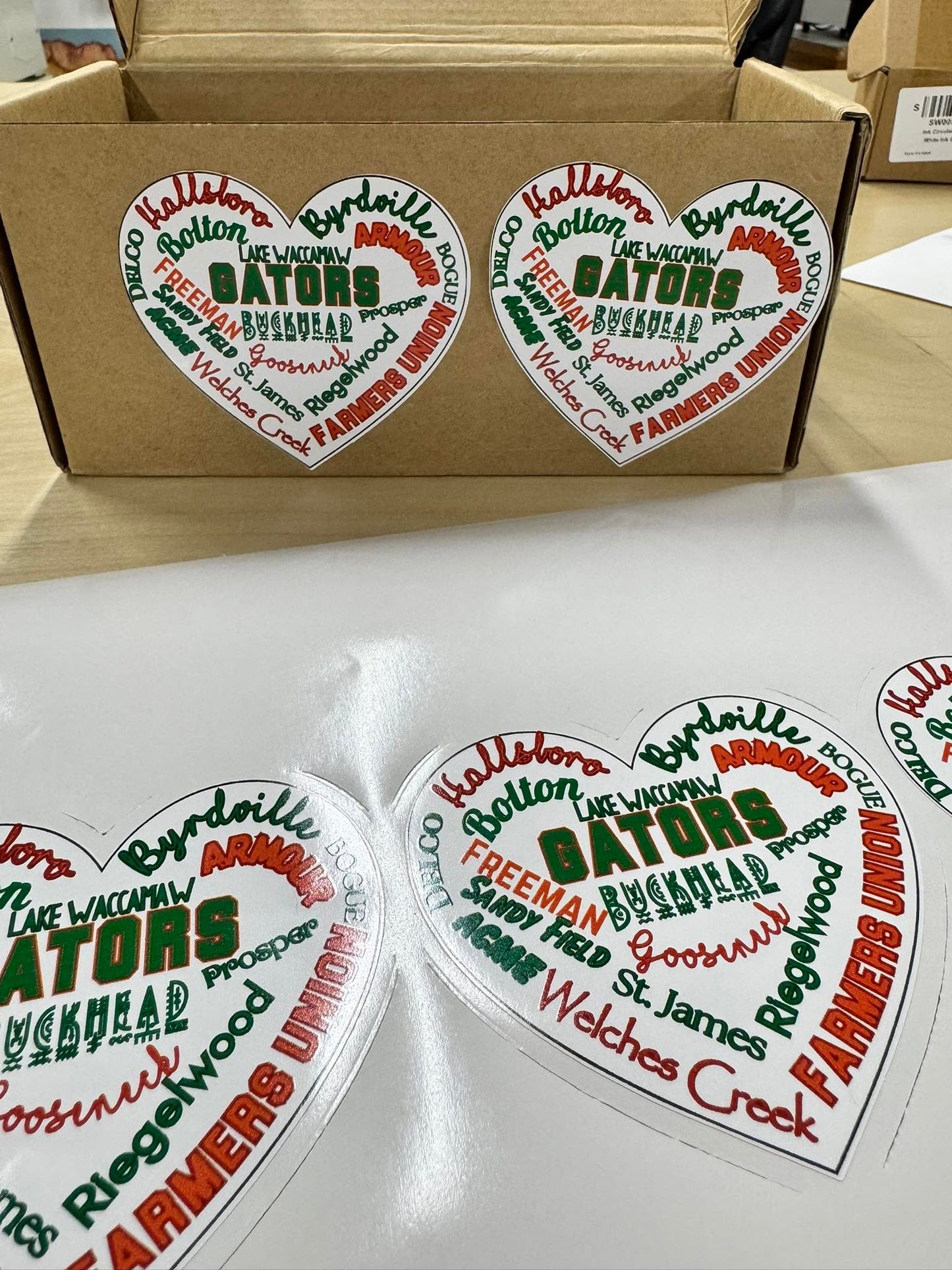 Stickers, Gloss Cal Vinyl, Perm Adhesive,