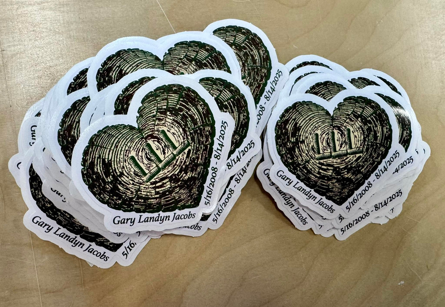 Stickers, Gloss Cal Vinyl, Perm Adhesive,