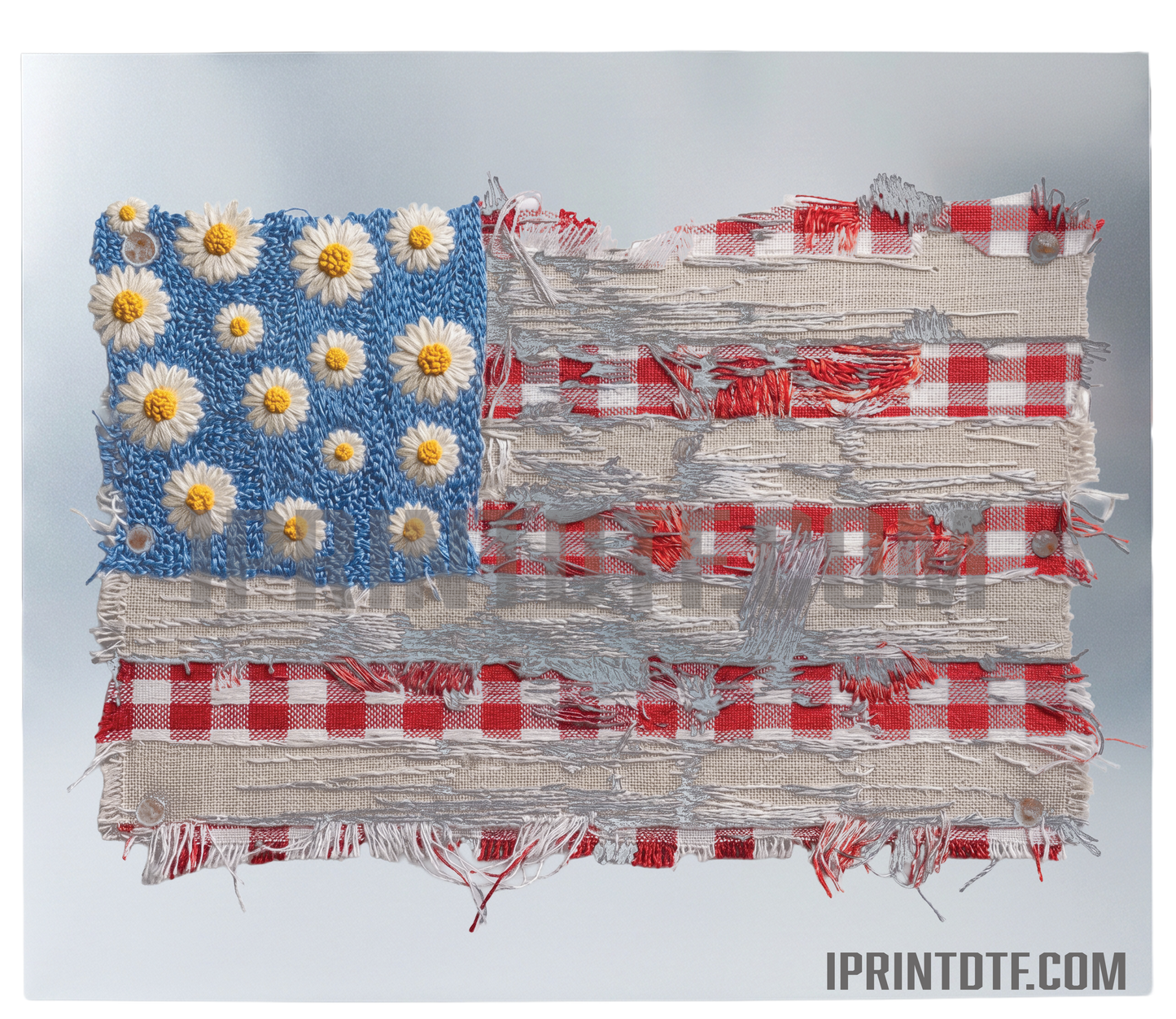 Rugged Flag DTF Print (Physical Product) 12 inches