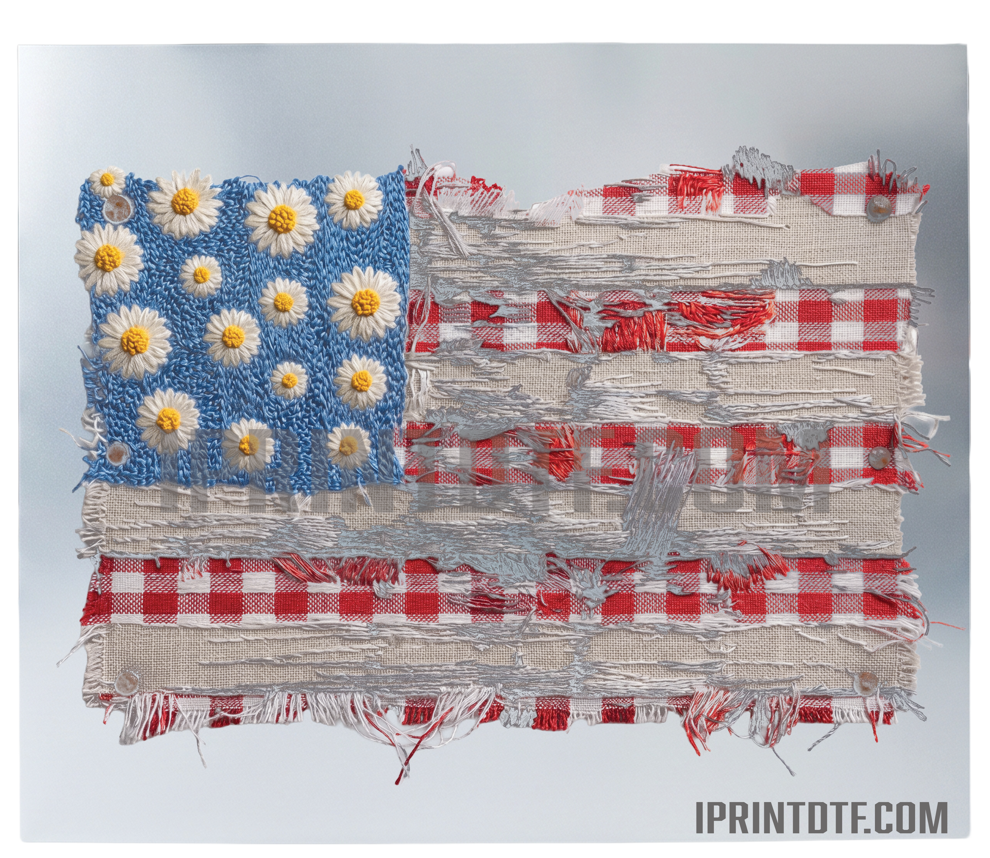 Rugged Flag DTF Print (Physical Product) 12 inches