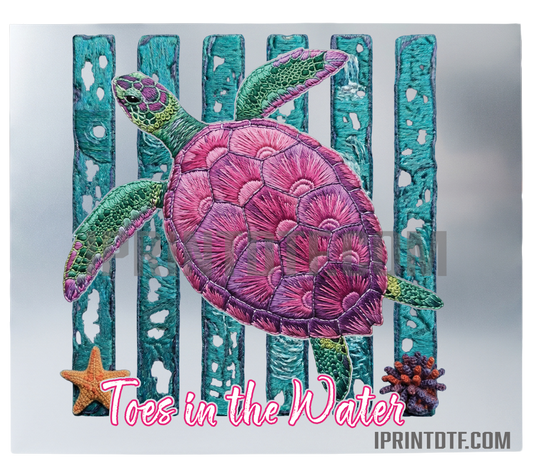 Toes in the Water Sea Turtle Digital Download