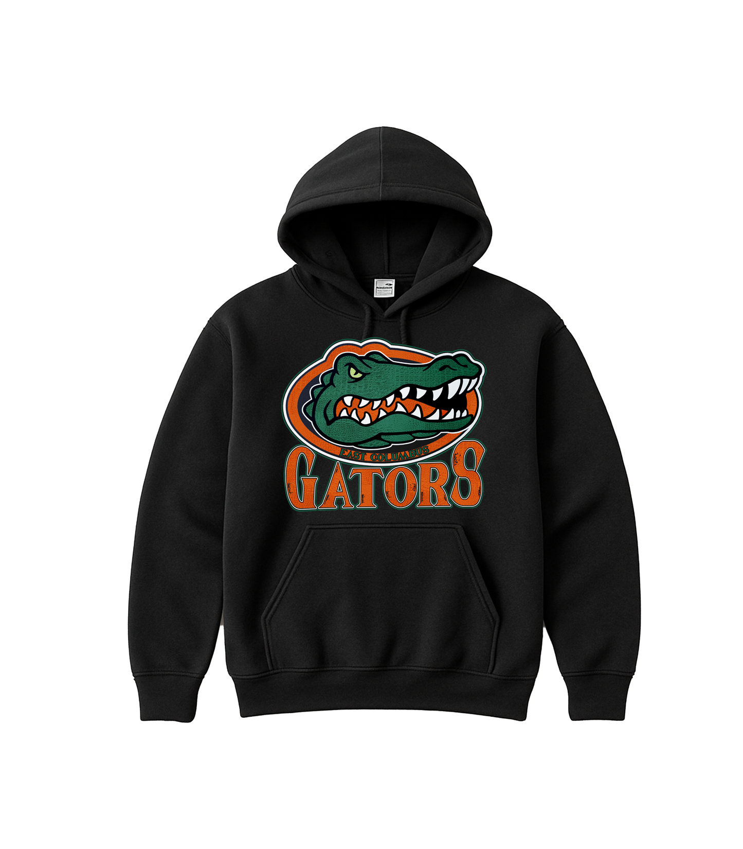 Gildan 9 oz 50/50 Hooded Sweat - 12500 with Gators Football Print