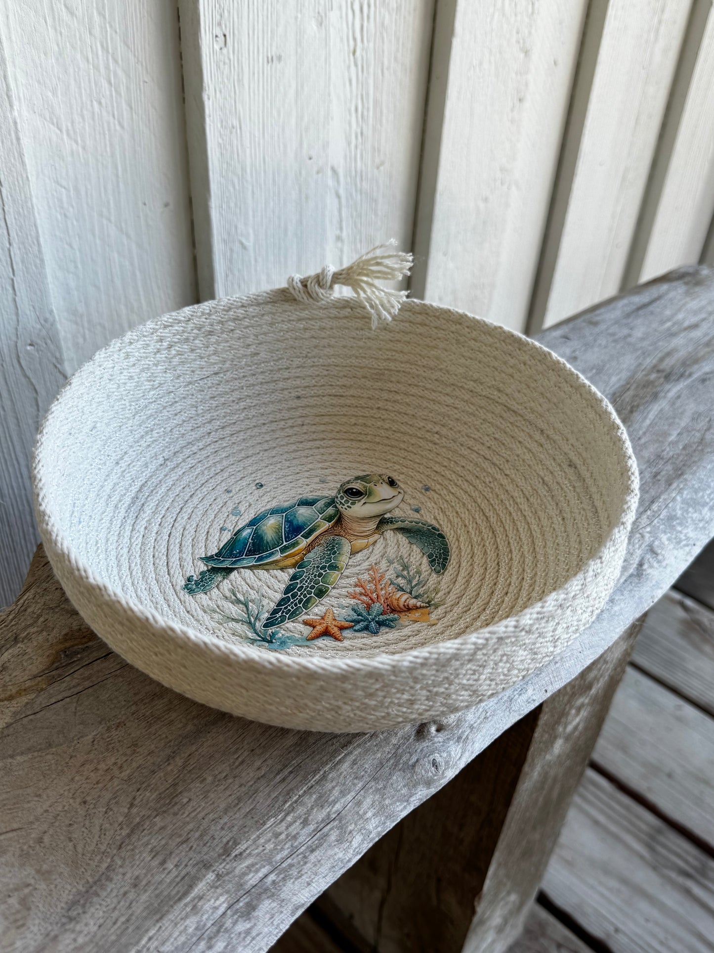 Sea Turtle Cord Bowl