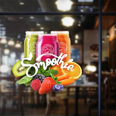 Window Static Cling Prints (WHITE)