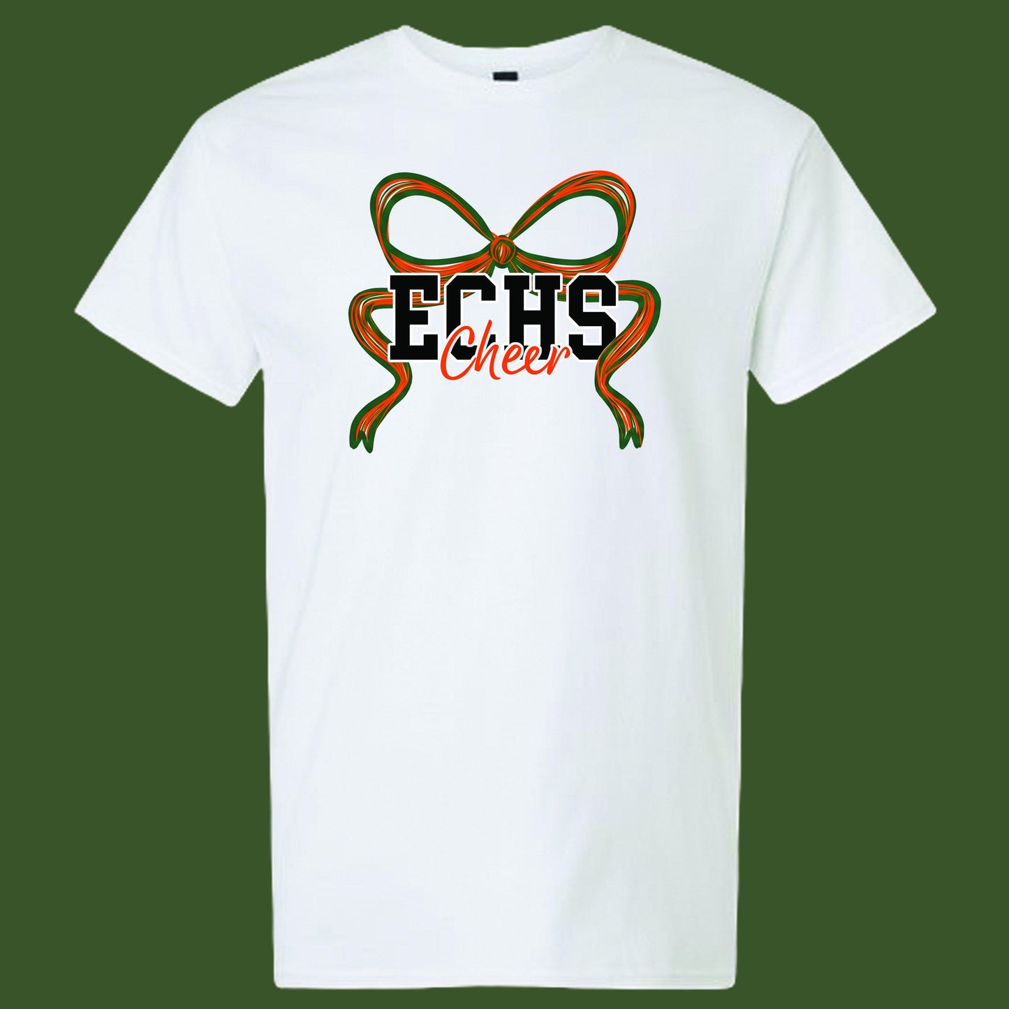 Gator Cheer White Shirt Gildan 50/50