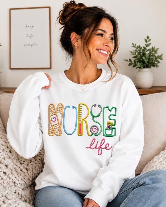 Nurse Life Embroidery