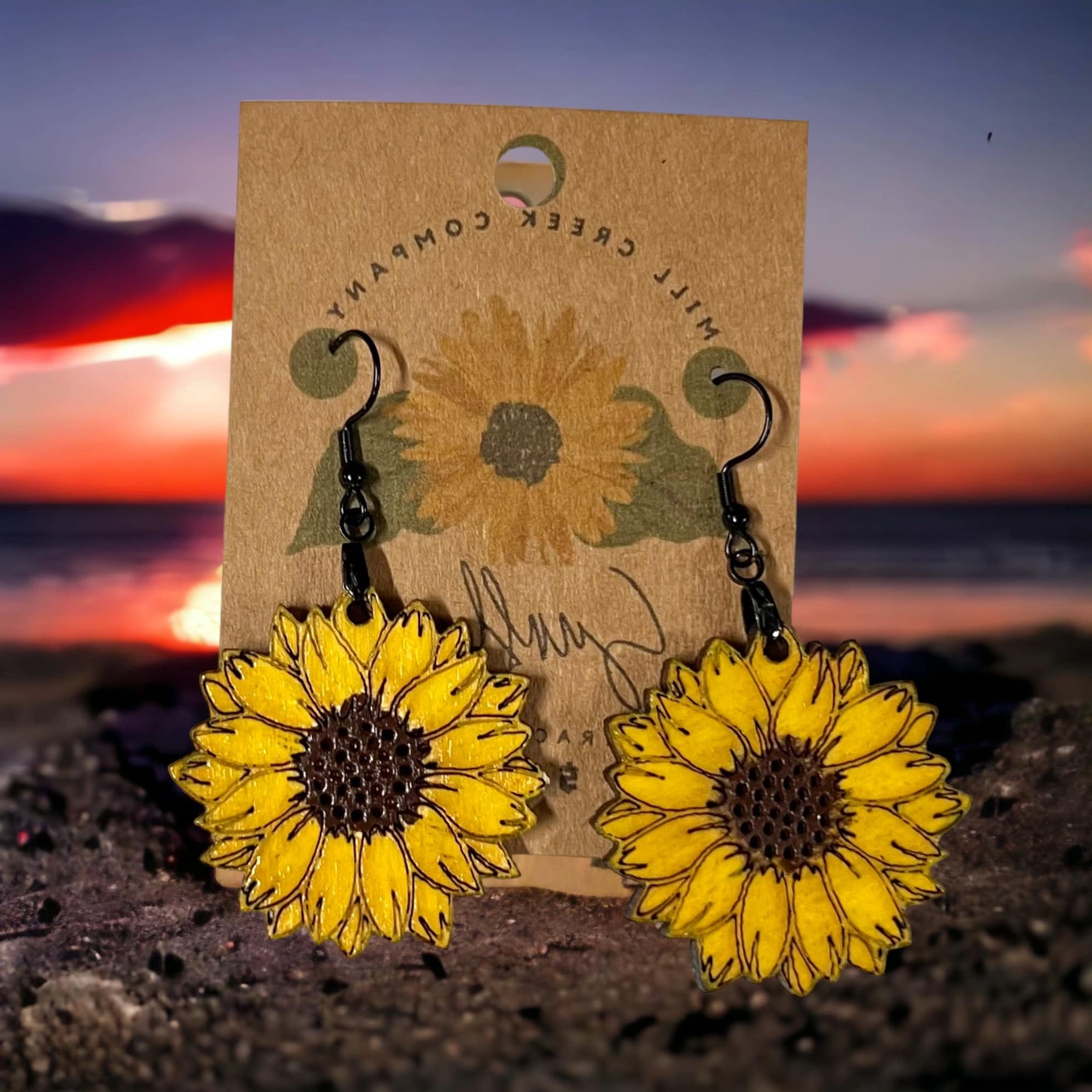 Sunflower Earrings